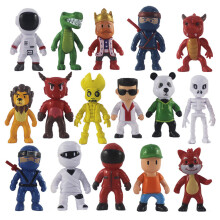 16Pcs/Set Stumble Guys Action Figure Toy Mini Model Doll Anime Ornaments Gifts