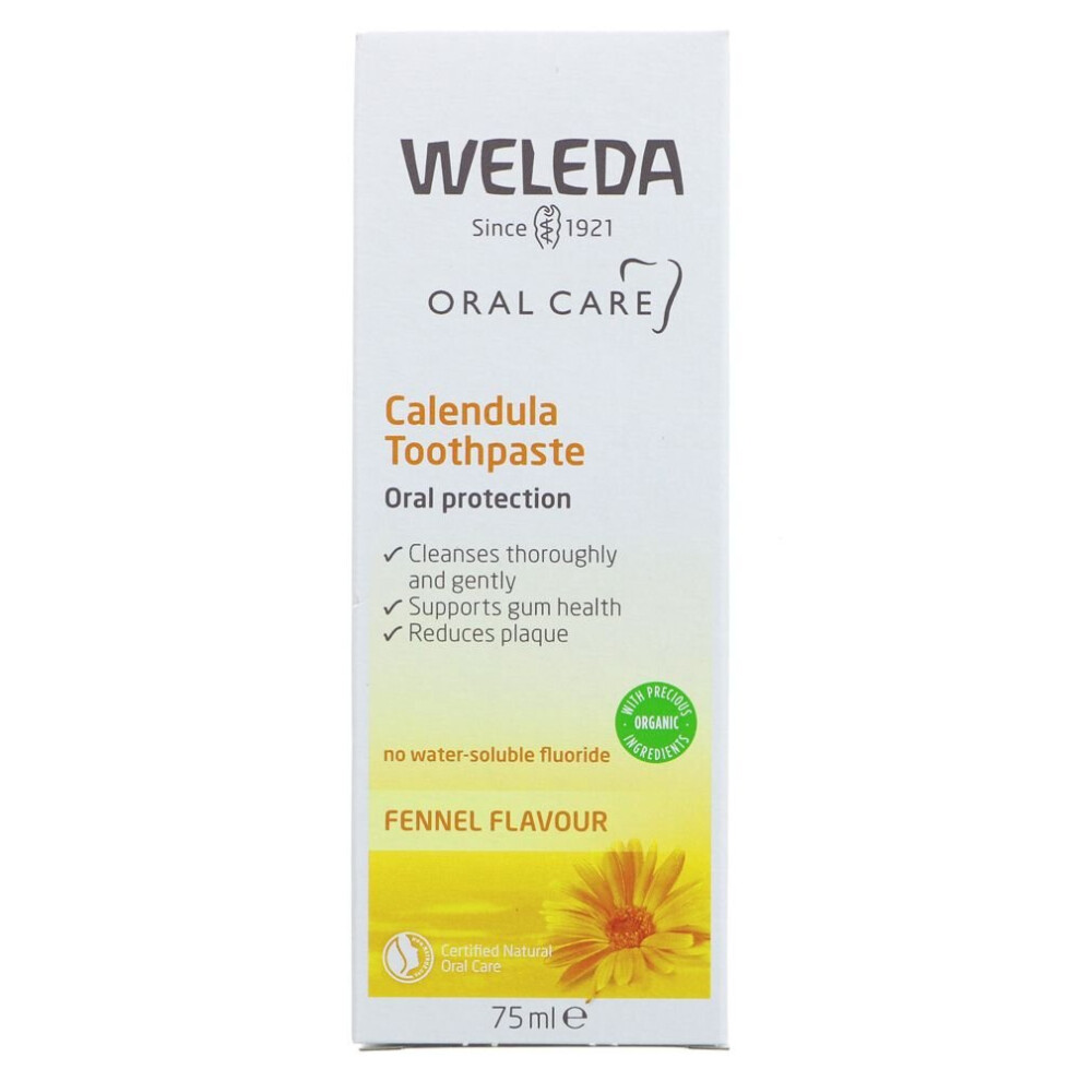 Weleda Toothpaste - Calendula - 75ml ( pack of 6 )