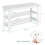 Casart 3- Tier Shoe Bench Shelf Bamboo Shoe Rack Entryway Bench Stand Display 2