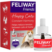 FELIWAY Friends 30 Day Refill, helps to reduce conflict in multi-cat households, helping cats get along better - 48ml
