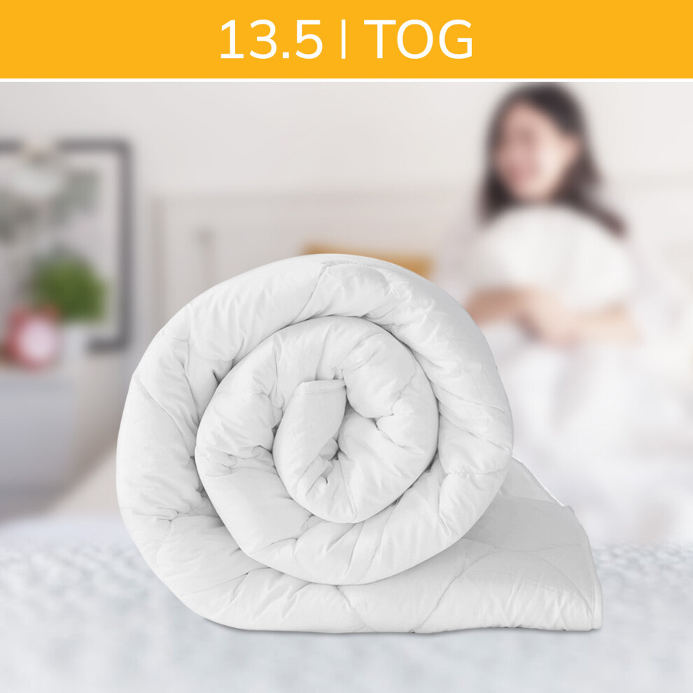 (13.5, Double) Hotel Quality Duvet 10.5 13.5 Tog Single Double King Super King Size