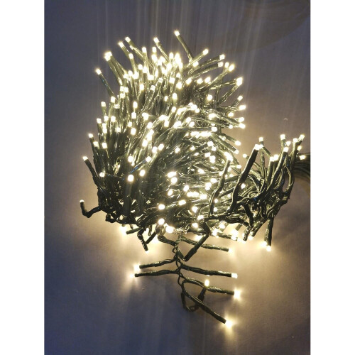 Snow Time 960 WW LED Cluster Lights w/Timer 1
