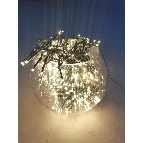 Snow Time 960 WW LED Cluster Lights w/Timer 2