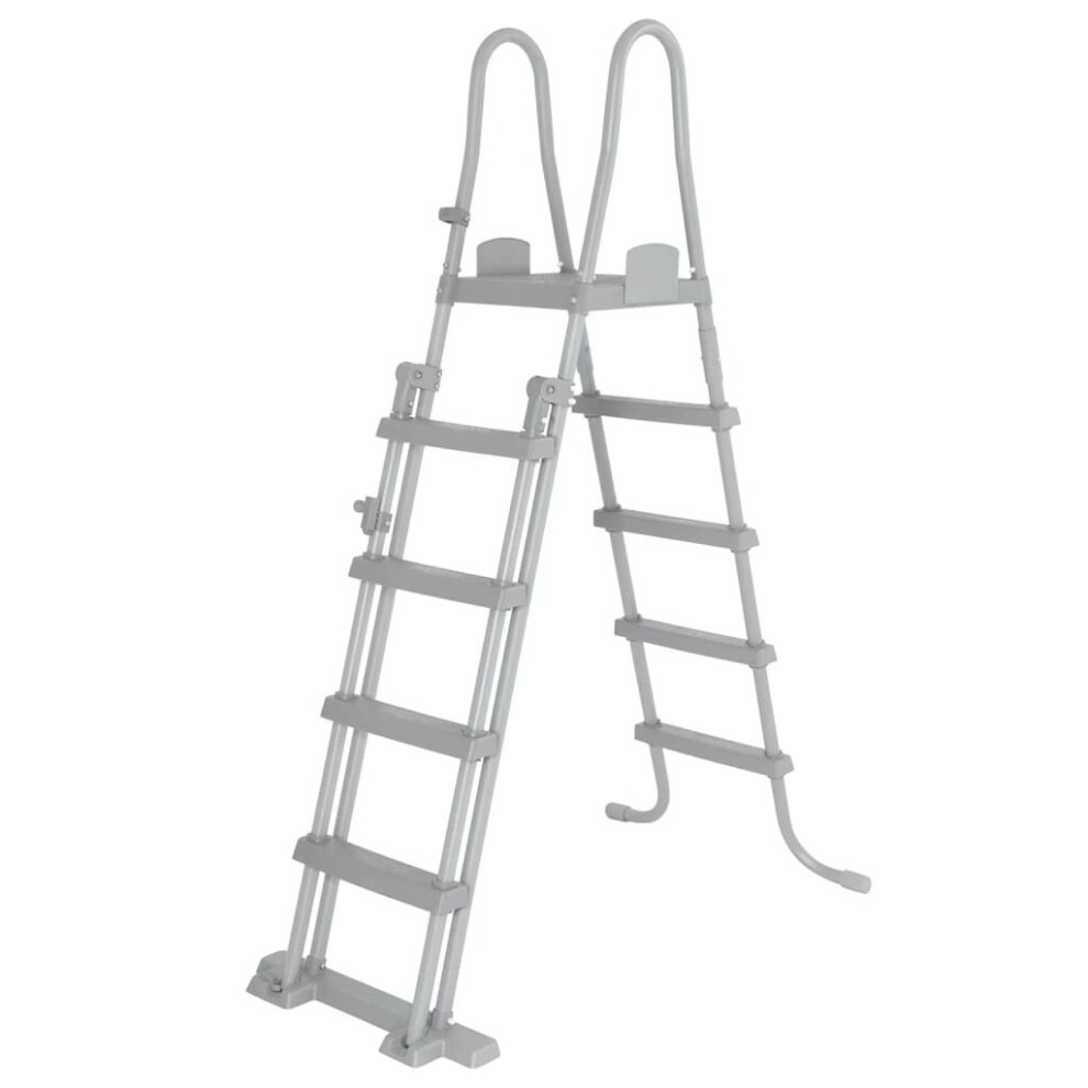 Bestway 4-Step Safety Pool Ladder Stair Step Swimming Pool Ladder Flowclear