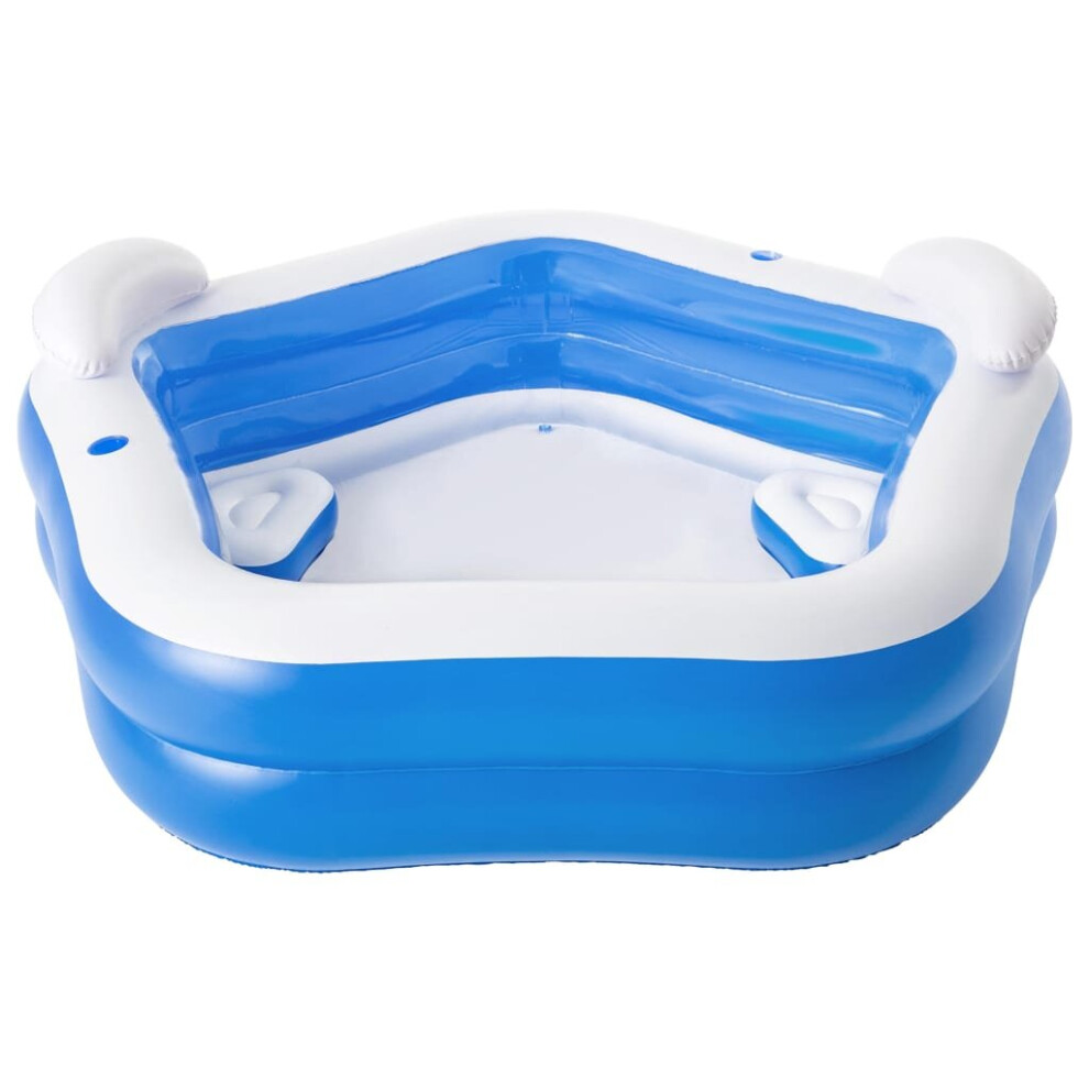 Bestway Family Fun Lounge Pool Inflatable Swimming Pool Outdoor Paddling Pool