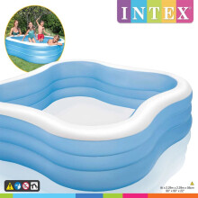Intex Swim Centre Pool Inflatable Pool Above Ground Pool Beach Wave 57495NP