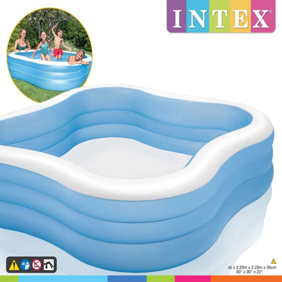 Intex Swim Centre Pool Inflatable Pool Above Ground Pool Beach Wave 57495NP