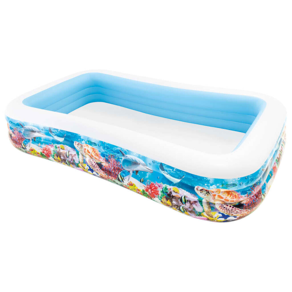 Intex Swim Centre Family Pool Inflatable Pool Above Ground Pool Sealife Design