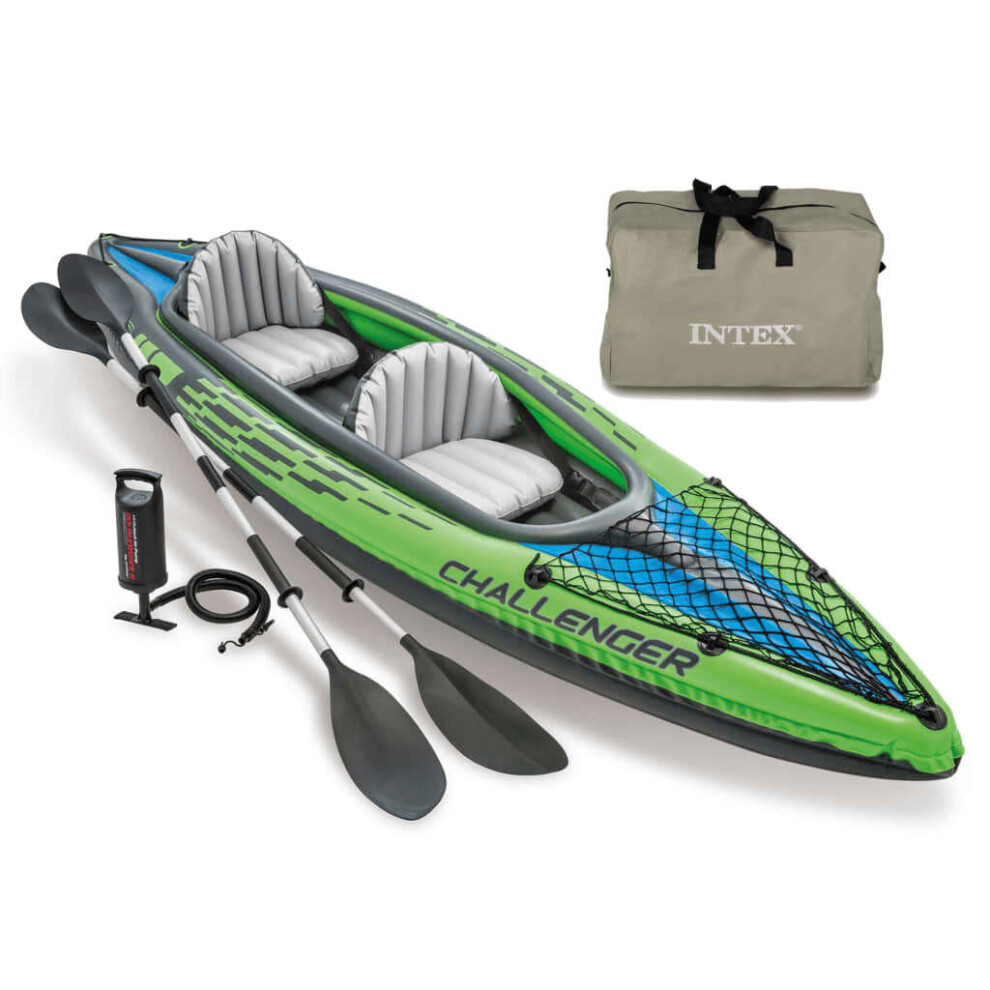 Intex Inflatable Kayak Inflatable Boat Dinghy Canoe Challenger K2 68306NP