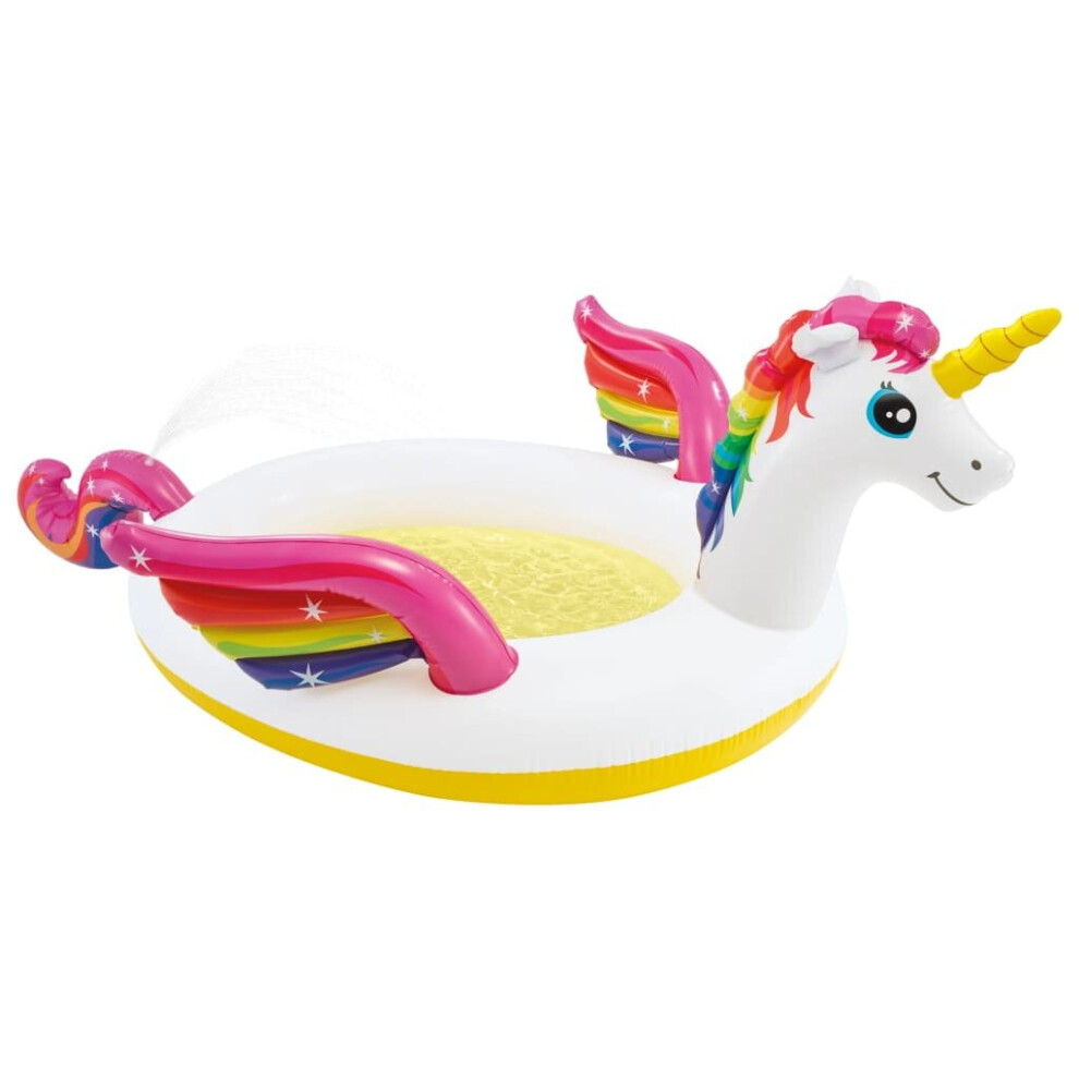 Intex Unicorn Spray Pool Inflatable Pool Play Centre Outdoor Paddling Pool