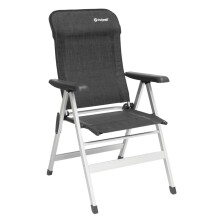 Outwell Folding Chair Camping Chair Beach Chair Fishing Ontario Black & Grey