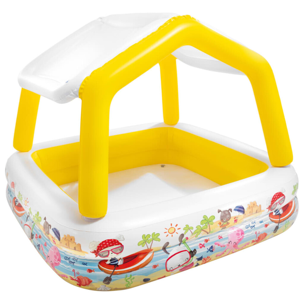 Intex Inflatable Sunshade Pool Outdoor Paddling Pool Play Centre Swimming Pool