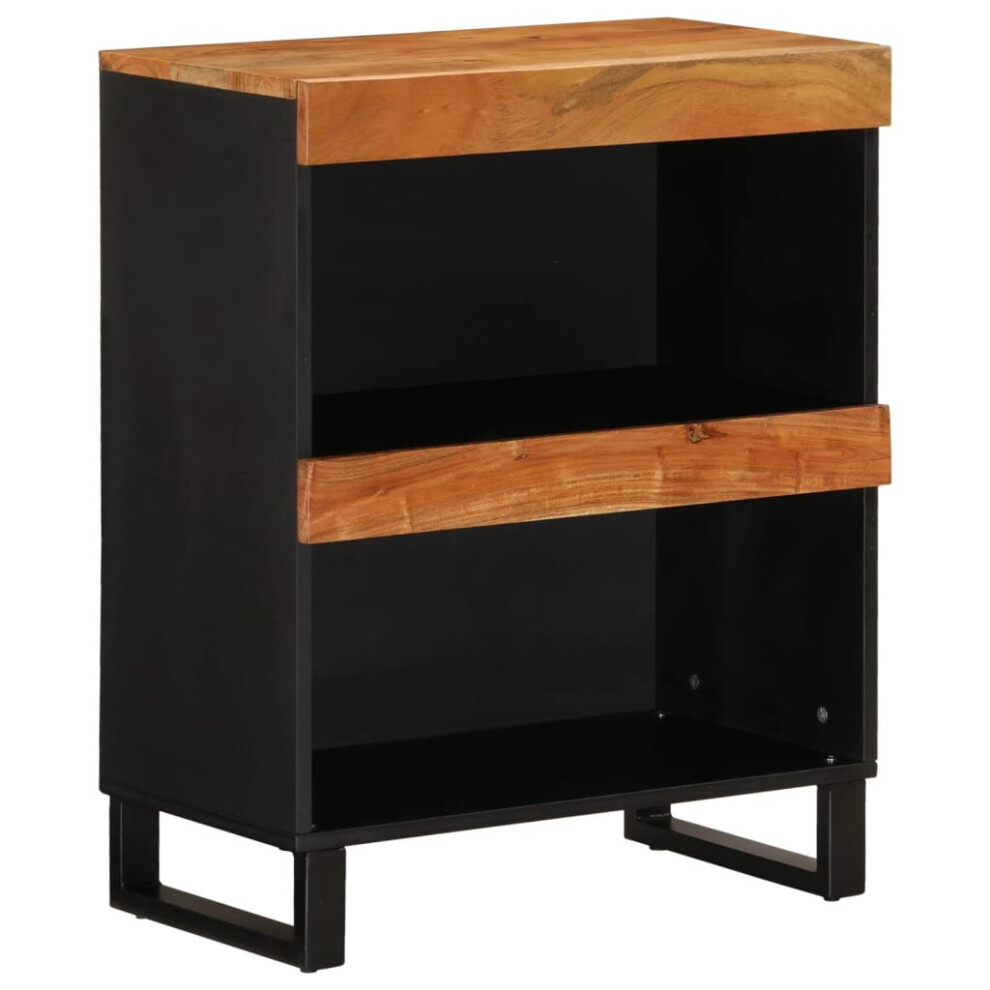 Vidaxl (Brown) Side Cabinet Bedside Cabinet Sideboard Side Table Solid Wood Acacia
