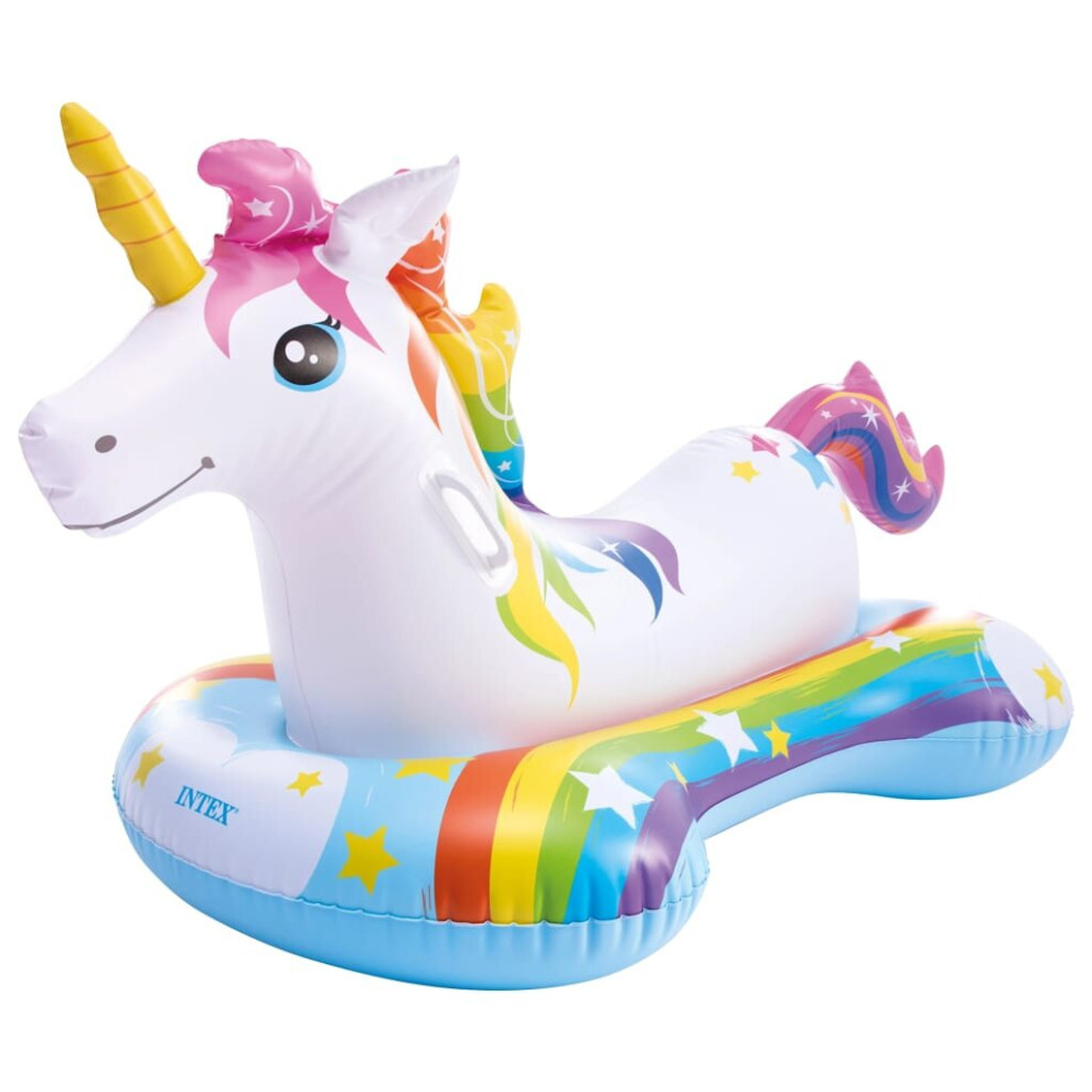 Intex Unicorn Ride-On Lounge Chair Pool Float Water Toy Inflatable Pool Toy