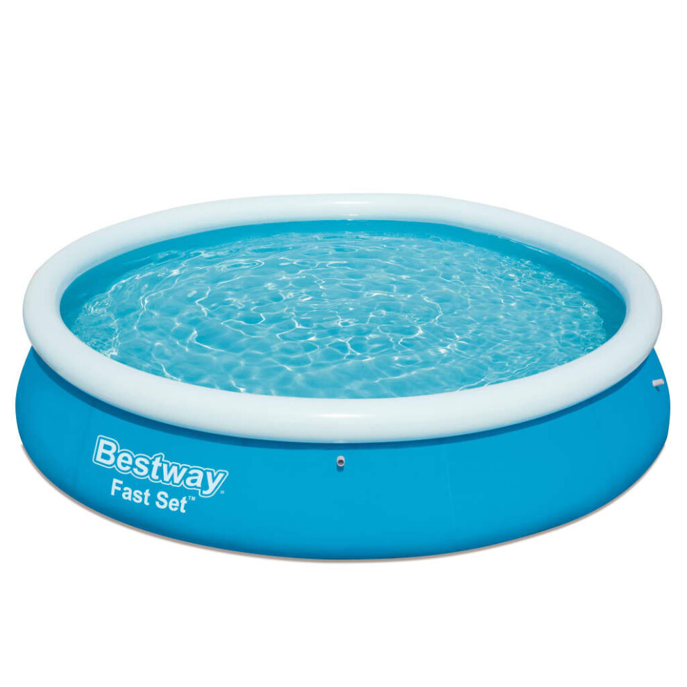 Bestway Inflatable Swimming Pool Patio Above Ground Pool Fast Set Round 57273