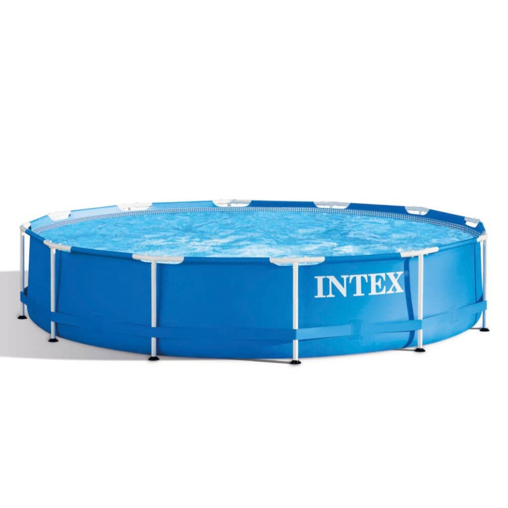 Intex Swimming Pool Above Ground Pool Family Lounge Pool Metal Frame 28210NP