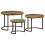 VidaXL (Solid reclaimed wood) vidaXL Nesting Tables Couch Table Tea Desk Accent Table Solid Acacia Wood 2