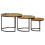 VidaXL (Solid reclaimed wood) vidaXL Nesting Tables Couch Table Tea Desk Accent Table Solid Acacia Wood 3