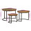 VidaXL (Solid reclaimed wood) vidaXL Nesting Tables Couch Table Tea Desk Accent Table Solid Acacia Wood 4