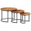 VidaXL (Solid acacia wood) vidaXL Nesting Tables Couch Table Tea Desk Accent Table Solid Acacia Wood 11