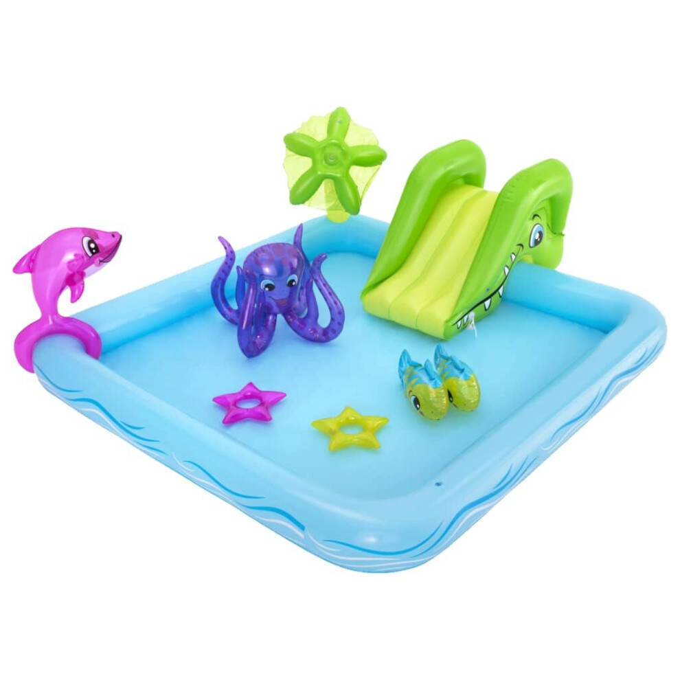 Bestway Play Centre Inflatable Swimming Pool with Slide Fantastic Aquarium