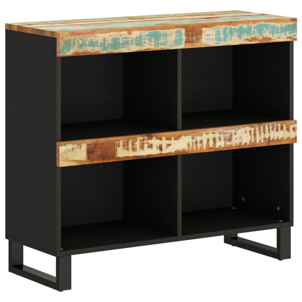 Vidaxl (Multicolour) Side Cabinet Bedside Cabinet Sideboard Side Table Solid Wood Reclaimed Multicoloured