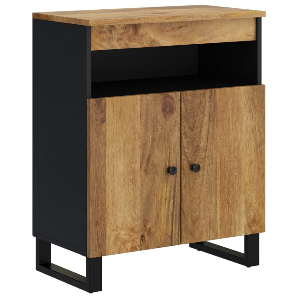 Vidaxl (Honey Brown) Sideboard Side Cabinet With 2 Doors Cupboard Highboard Solid Wood Mango