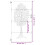 VidaXL vidaXL Gartentor 85x175 cm Cortenstahl Baum-Design 9