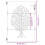 VidaXL vidaXL Gartentor 85x150 cm Cortenstahl Baum-Design 10