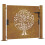 VidaXL vidaXL Gartentor 100x75 cm Cortenstahl Baumdesign 1