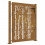 VidaXL vidaXL Gartentor 100x125 cm Cortenstahl Bambus-Design 1