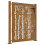 VidaXL vidaXL Gartentor 100x150 cm Cortenstahl Bambus-Design 1