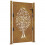 VidaXL vidaXL Gartentor 100x125 cm Cortenstahl Baumdesign 1