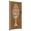 VidaXL vidaXL Gartentor 100x200 cm Cortenstahl Baumdesign 1