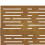 VidaXL vidaXL Gartentor 85x100 cm Cortenstahl Quadratisches Design 7