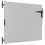 VidaXL vidaXL Gartentor 85x100 cm Cortenstahl 3