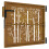 VidaXL vidaXL Gartentor 85x75 cm Cortenstahl Bambus-Design 5