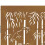 VidaXL vidaXL Gartentor 85x200 cm Cortenstahl Bambus-Design 8