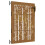 VidaXL vidaXL Gartentor 85x150 cm Cortenstahl Bambus-Design 1