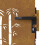 VidaXL vidaXL Gartentor 85x100 cm Cortenstahl Bambus-Design 7