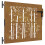 VidaXL vidaXL Gartentor 85x75 cm Cortenstahl Bambus-Design 1