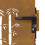 VidaXL vidaXL Gartentor 85x75 cm Cortenstahl Bambus-Design 6