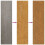 VidaXL vidaXL Gartentor 85x200 cm Cortenstahl Bambus-Design 9