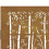 VidaXL vidaXL Gartentor 85x75 cm Cortenstahl Bambus-Design 7
