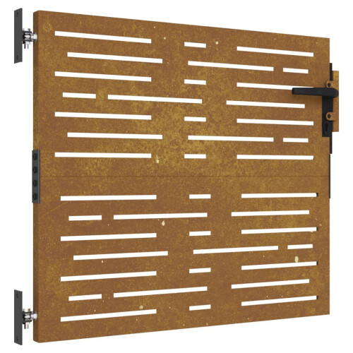 VidaXL vidaXL Gartentor 85x100 cm Cortenstahl Quadratisches Design