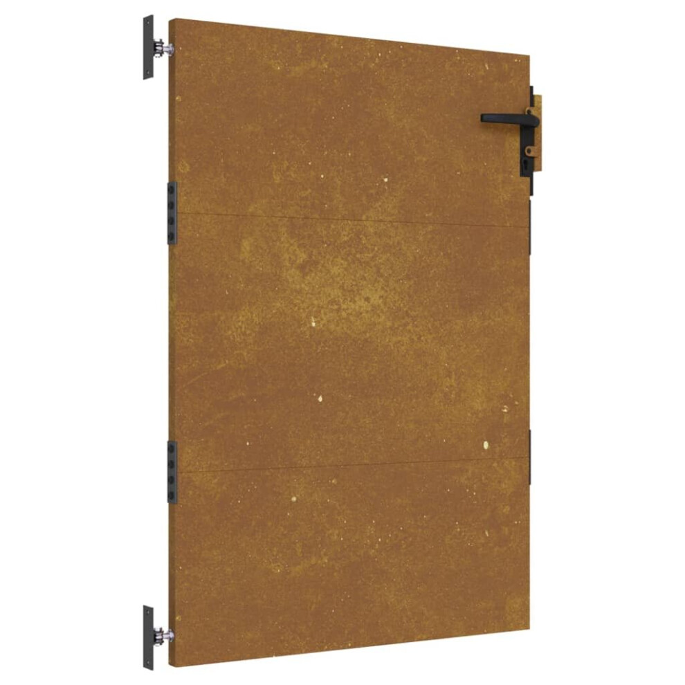 (85 x 150 cm) vidaXL Garden Gate Driveway Gate Fence Gate Fence Panel 85x100 cm Corten Steel