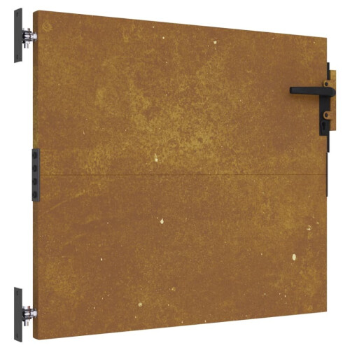 VidaXL vidaXL Gartentor 85x100 cm Cortenstahl