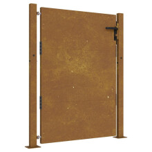 vidaXL Gartentor 100x125 cm Cortenstahl