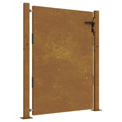 VidaXL vidaXL Gartentor 100x125 cm Cortenstahl