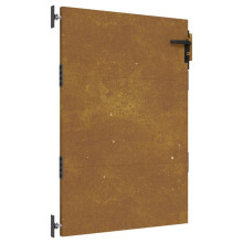 vidaXL Gartentor 85x125 cm Cortenstahl